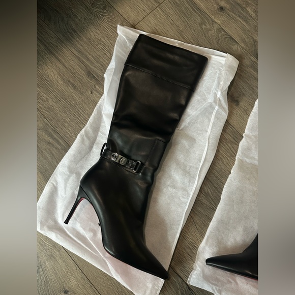 Christian Louboutin lock kate botta leather boots - Picture 8 of 10